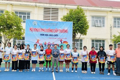 THPT Nguyễn Chí Thanh tổ chức thành công “Hội khỏe phù đổng cấp trường” năm học 2023 – 2024