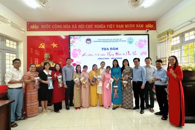 THPT Nguyễn Chí Thanh sôi nổi tổ chức các hoạt động chào mừng kỷ niệm 114 năm Ngày Quốc tế phụ nữ 08/03