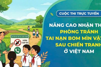 Cuộc thi trực tuyến “Nâng cao nhận thức phòng tránh tai nạn bom mìn vật nổ sau chiến tranh  ở Việt Nam” (Công văn, Thể lệ)